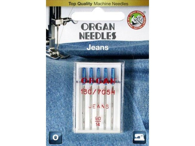 EMBROIDERY NEEDLES HOME LARGE EYE ORGAN 15X1ST HAX1ST 130/705H-E BROTHER  JUKI